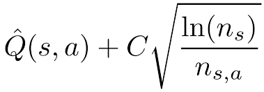 Upper Confidence Bound Algorithm Monte Carlo Tree Search